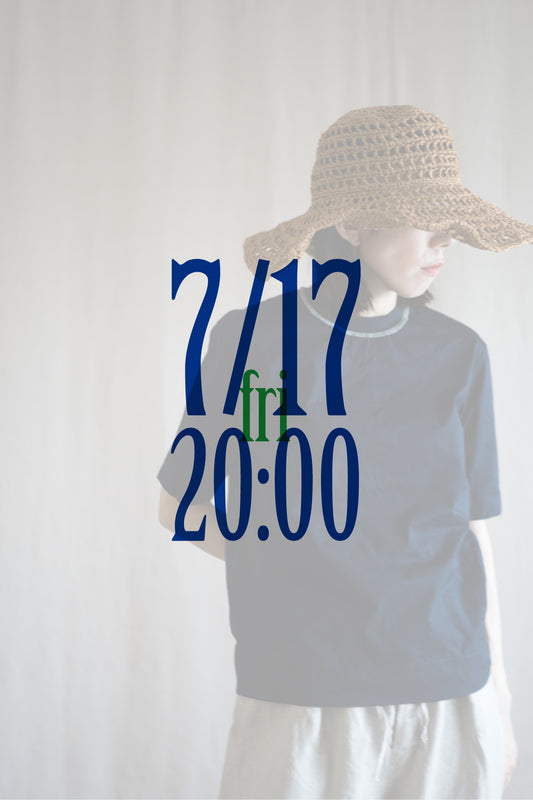 Prime Cotton Rim Regular T/Navy