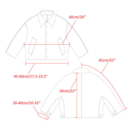 Cotton Twill Trucker Jacket/Navy