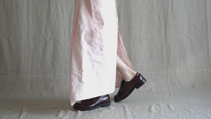 高密度コットンラップスカート/High-density cotton wrap skirt/Clam pink